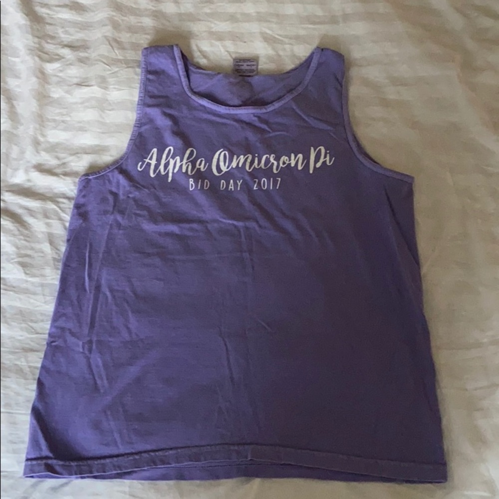 Alpha Omicron Pi Purple Top